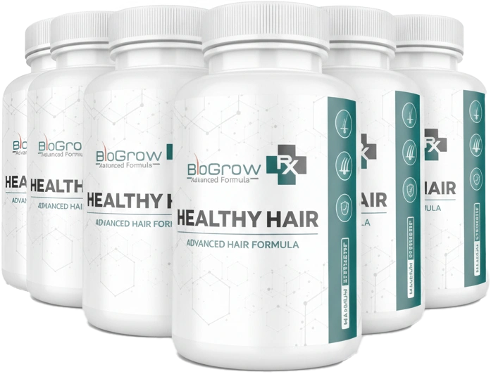 BioGrow hair nourishment capsule bottles